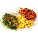 Plat demi poulet